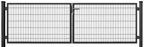 Brama SX 656 PRO - 4,00 x 1,20 m - antracyt , zielona