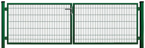 Brama SX 656 PRO - 4,00 x 1,20 m - antracyt , zielona