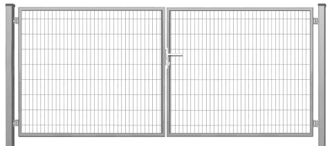 Brama SX 656 PRO - 4,00 x 1,70 m - antracyt , zielona