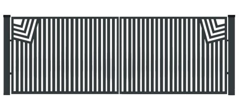 Brama typ CLASSIC - 4,00 x 1,25 m