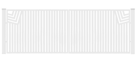 Brama typ CLASSIC - 4,00 x 1,25 m
