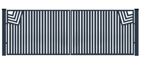 Brama typ CLASSIC - 4,00 x 1,25 m