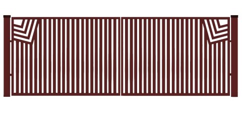 Brama typ CLASSIC - 4,00 x 1,25 m