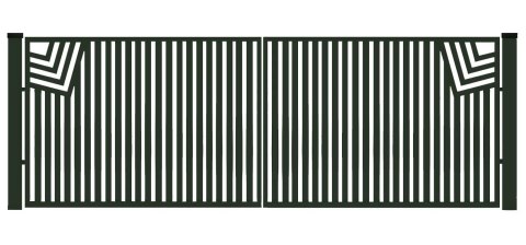 Brama typ CLASSIC - 4,00 x 1,25 m