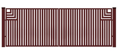 Brama typ CLASSIC A - 4,00 x 1,25 m