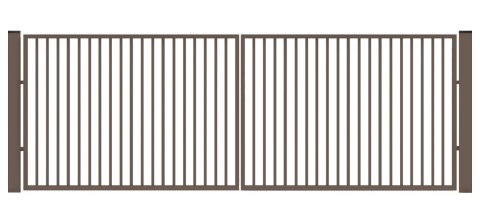 Brama typ P-20 - 4,00 x 1,25 m