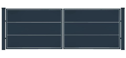 Brama typ WALL SOLID - 4,00 x 1,25 m