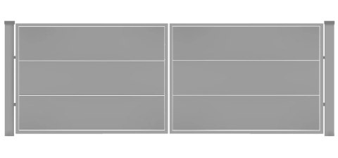 Brama typ WALL SOLID - 4,00 x 1,25 m