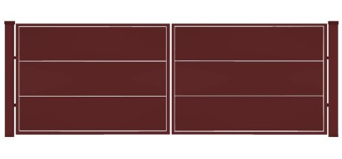 Brama typ WALL SOLID - 4,00 x 1,25 m