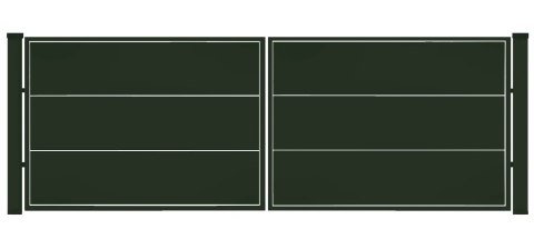 Brama typ WALL SOLID - 4,00 x 1,25 m