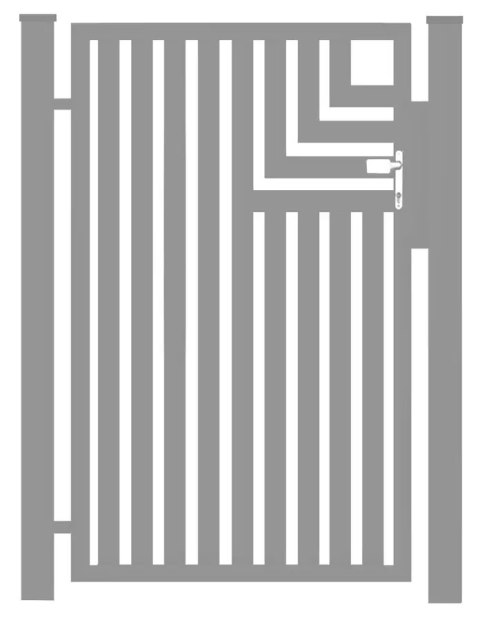 Furtka typ CLASSIC A - 1,00 x 1,75 m