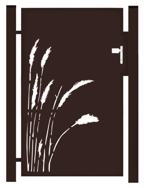 Furtka typ FLORAL - 1,00 x 1,25 m