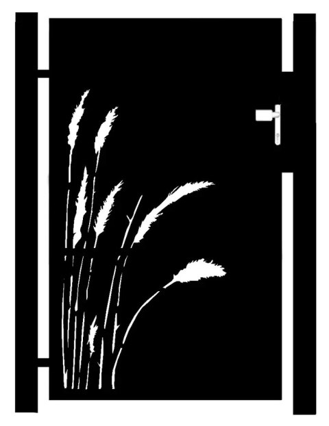 Furtka typ FLORAL - 1,00 x 1,25 m