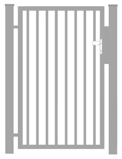 Pedestrian Gate - P-20 Type - 1.00 x 1.50 m