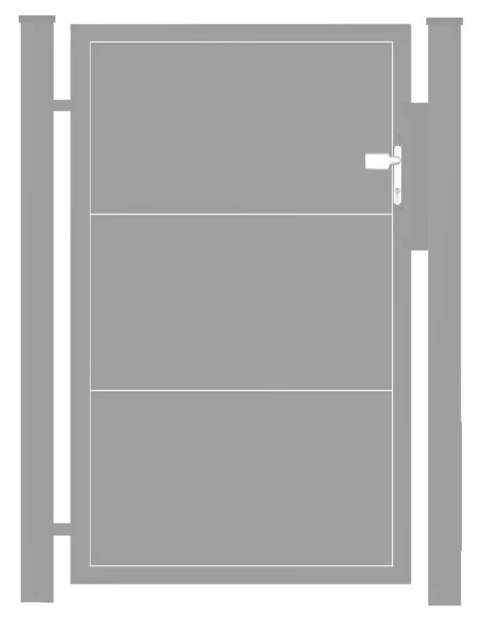Furtka typ WALL SOLID - 1,00 x 1,25 m