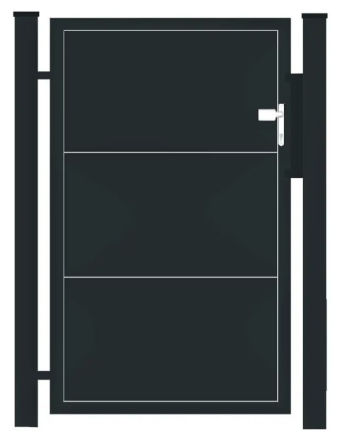 Garden Gate - WALL SOLID Type - 1.00 x 1.75 m