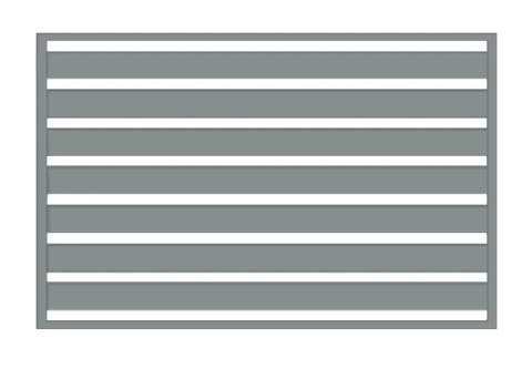 Przęsło WALL 100 - 2,50 m x 1,25 m antracyt , brązowe , czarne , szare , zielone