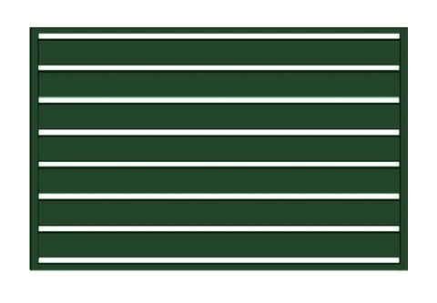 Przęsło WALL 200 - 2,50 m x 1,25 m antracyt , brązowe , czarne , szare , zielone