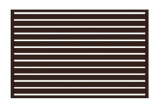 Przęsło WALL 80 - 2,50 m x 1,50 m - antracyt , brązowe , czarne , szare , zielone