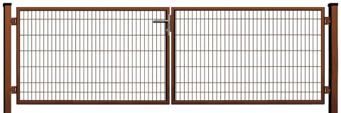 Brama SX 656 PRO - 3,00 x 1,20 m - antracyt , brązowa , czarna , szara , zielona