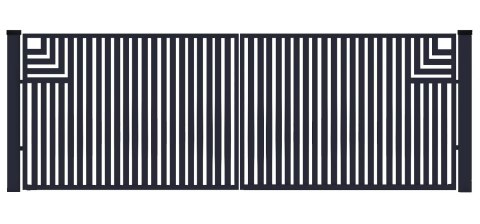 Brama typ CLASSIC A - 4,00 x 1,75 m