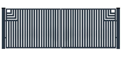 Brama typ CLASSIC A - 4,00 x 1,75 m