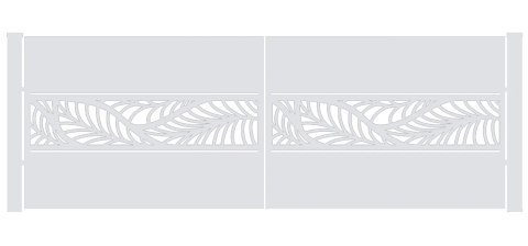 Brama typ WALL - 4,00 x 1,75 m