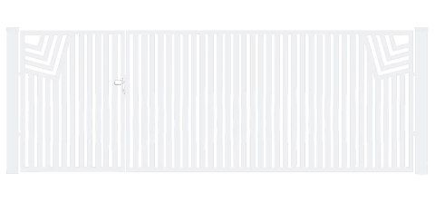 BramoFurtka typ CLASSIC - 1,50+2,50 x 1,75 m - malowana proszkowo