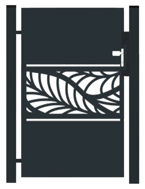 Pedestrian Gate - WALL Type - 1.00 x 1.75 m