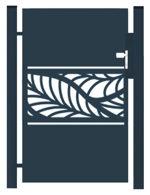Pedestrian Gate - WALL Type - 1.00 x 1.75 m