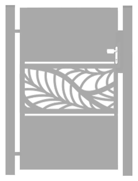 Pedestrian Gate - WALL Type - 1.00 x 1.75 m