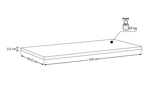 Blat 100cm