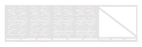 Brama przesuwna typ MODERN ELONGAL - 4,00 x 1,50 m