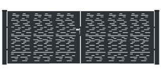 Brama typ MODERN ELONGAL - 4,00 x 1,50 m