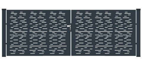 Brama typ MODERN ELONGAL - 4,00 x 1,50 m