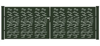 Brama typ MODERN ELONGAL - 4,00 x 1,75 m