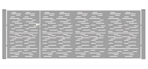 BramoFurtka typ MODERN ELONGAL - 1,50+2,50 x 1,75 m - malowana proszkowo