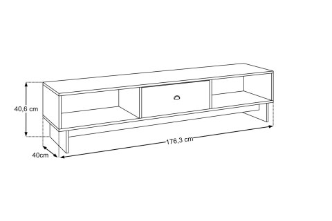 Szafka rtv 176cm 1 szuflada
