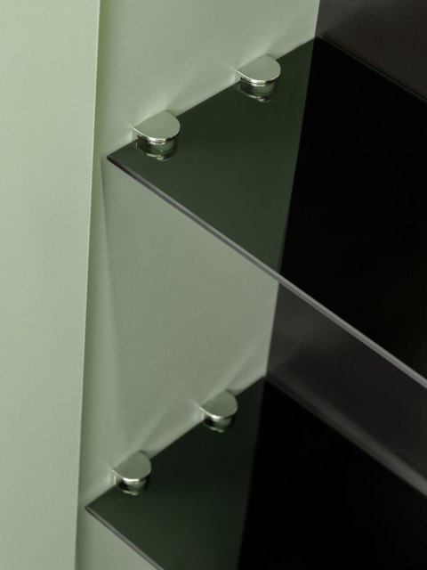 Szafka z lustrem 80cm 2 drzwi z podświetleniem led