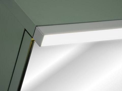 Zestaw 100cm z szafką z lustrem i szafką górną