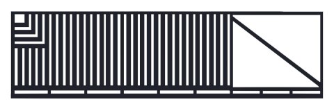 Brama przesuwna typ CLASSIC A - 4,00 x 1,50 m