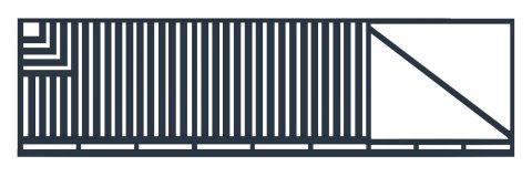 Brama przesuwna typ CLASSIC A - 4,00 x 1,50 m