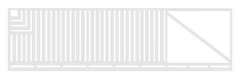 Brama przesuwna typ CLASSIC A - 4,00 x 1,75 m